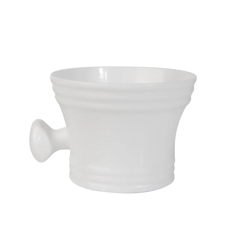 SWANS Large ABS Shaving Soap Bowl – Barber & Home Use Shaving Soap Bowl SWANS WHITE