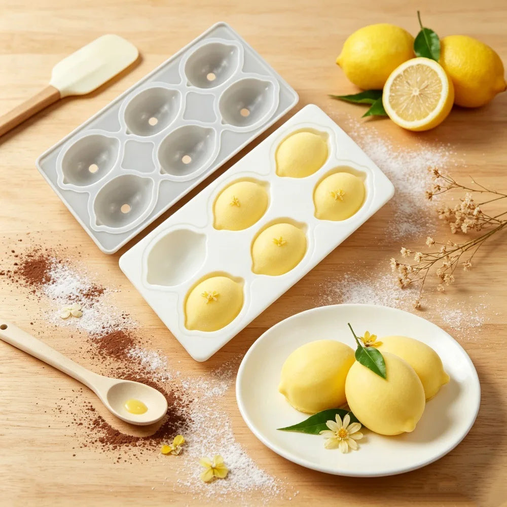 SWANS 3D Lemon Silicone Mold – Mousse, Cake & Dessert Baking Silicone Baking Mold SWANS