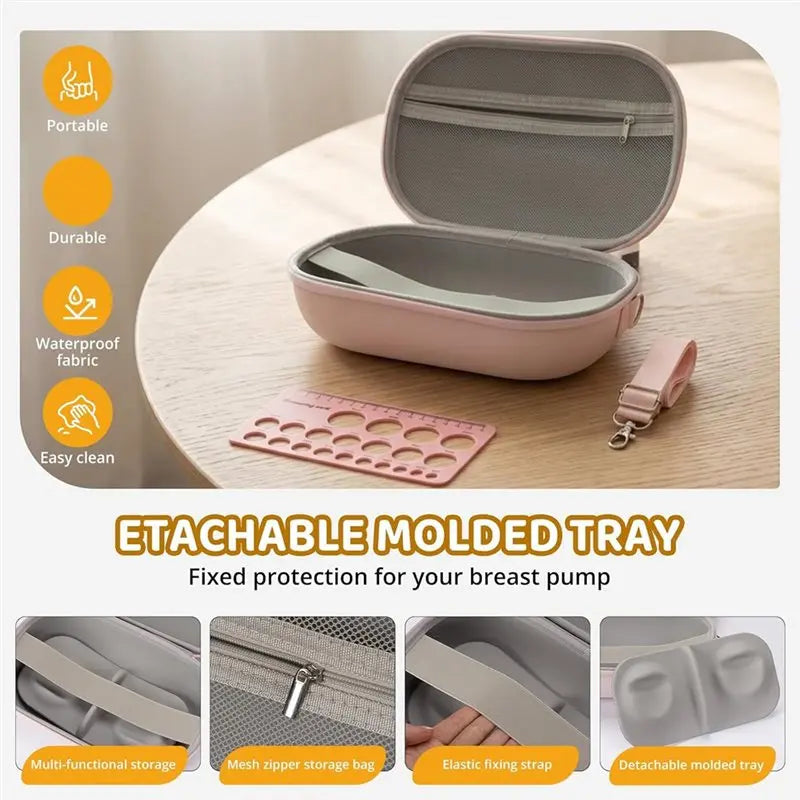 Wearable Breast Pump Storage Case – Momcozy, Willow, Medela Breast Pump Case SWANS