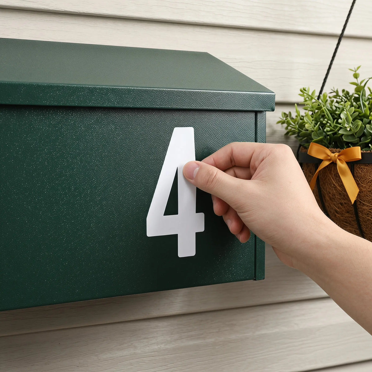 Waterproof House Number Stickers – 8 Sheets, Mailbox & Door Address Number Stickers SWANS