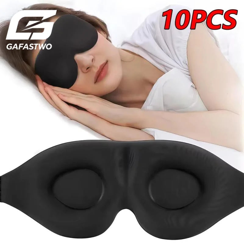 3D Contoured Sleep Mask – Adjustable Blackout Eye Cover Sleep Mask SWANS