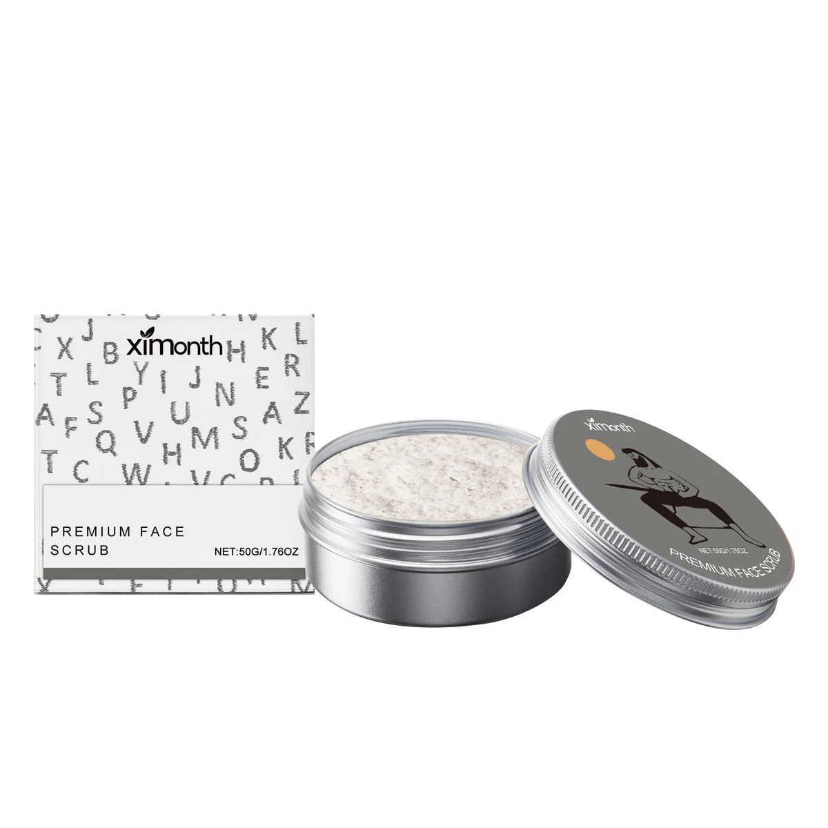 Ximonth Face Scrub – Brighten, Deep Cleanse & Shrink Pores Face Scrub SWANS