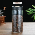 SWANS Vacuum Sealed Glass Coffee Bean Airtight Storage Jar Airtight Storage Jar SWANS 1800ml
