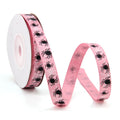 Halloween Grosgrain Ribbon 6 Patterns 10 Yards – DIY Craft Decorative Craft Ribbon SWANS Pink spider