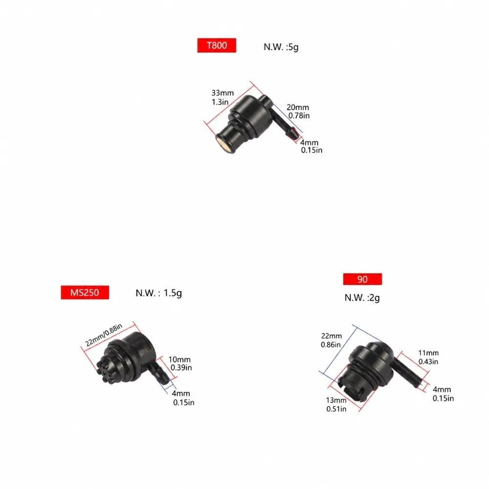Fuel Tank Vent Valve for T800, FS90, MS250, MS200T Fuel Vent Valve SWANS
