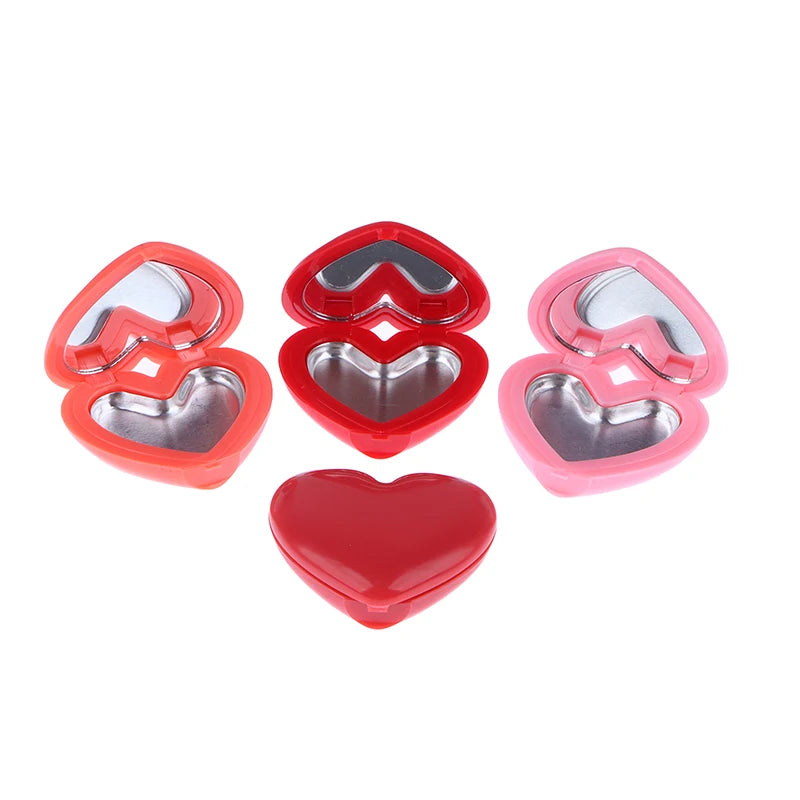 Heart Shape Refillable Makeup Palette Case with Mirror Makeup Palette Case SWANS