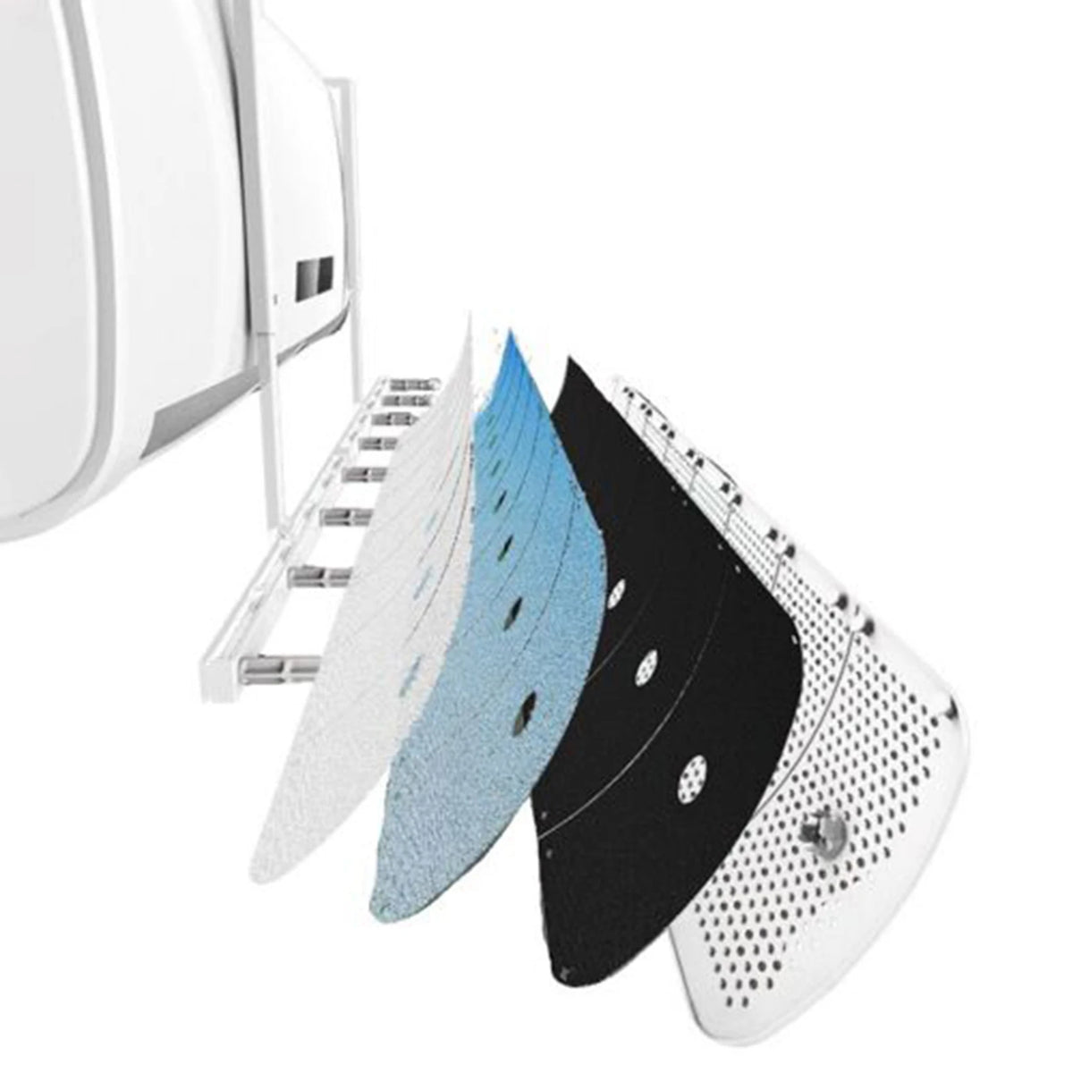 8-Leaf Adjustable AC Wind Deflector – Wall Mounted Air Baffle AC Wind Deflector SWANS