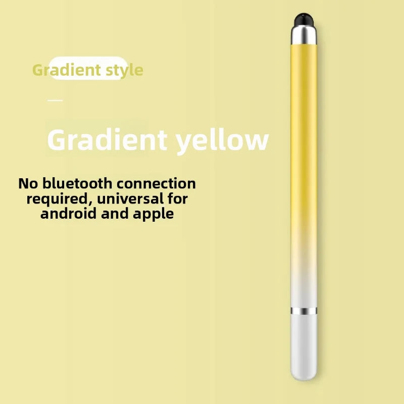 SWANS 2-in-1 Silicone Stylus Pen for Smartphones & Tablets Touchscreen Stylus Pen SWANS Yellow 1pc