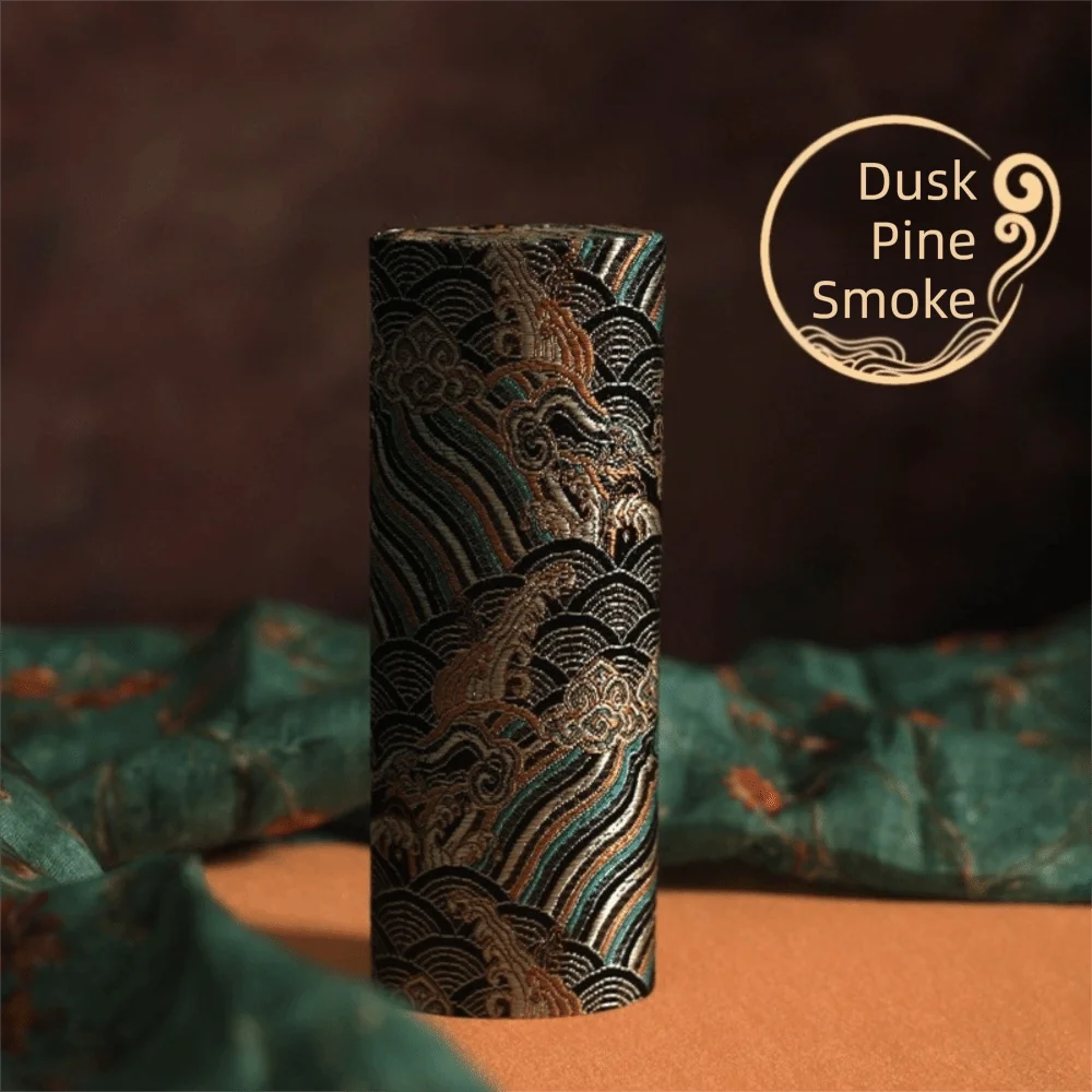 Vintage Chinese Brocade Hard Shell Glasses Case – Lightweight Eyeglass Case SWANS Black