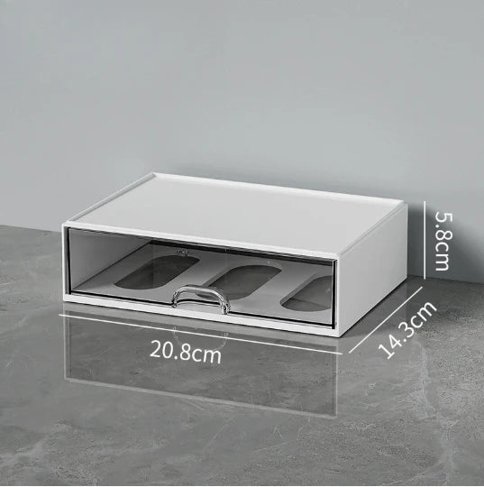 Transparent Desktop Drawer Cabinet – Desk Organizer Box Desktop Drawer Organizer SWANS C