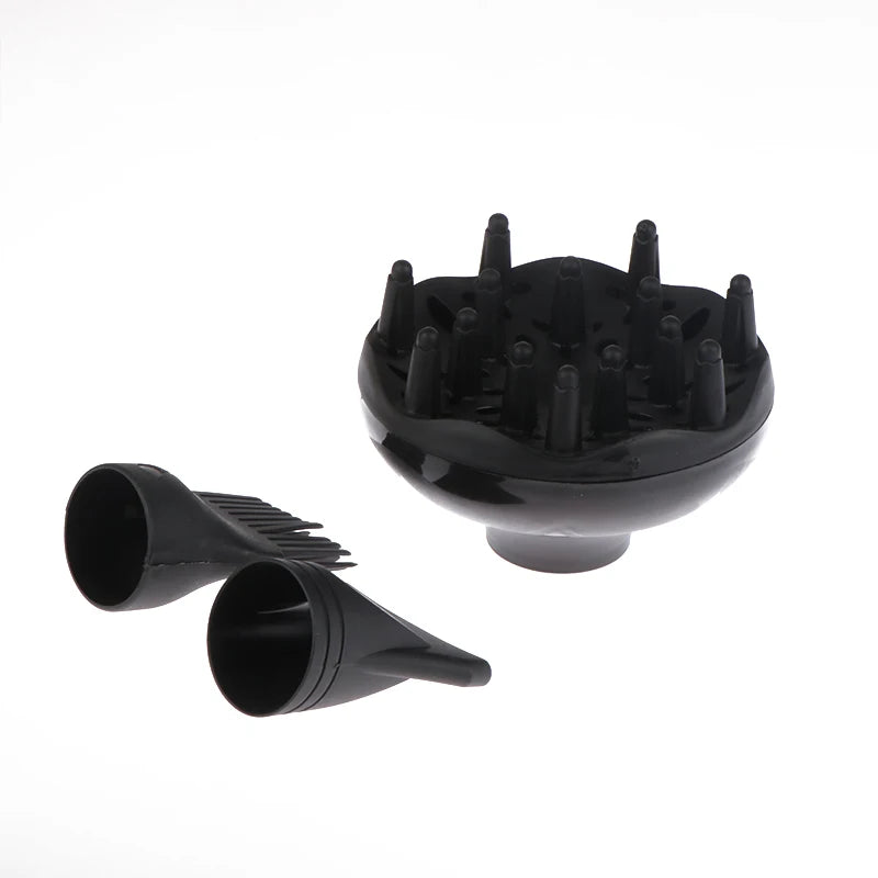3-Pack Hair Dryer Nozzle Attachments – Universal Diffuser Set Hair Dryer Attachment SWANS