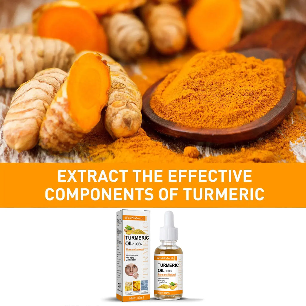 WEST MONTH Turmeric Facial Serum Oil – Brighten & Firm Skin Facial Serum Oil SWANS