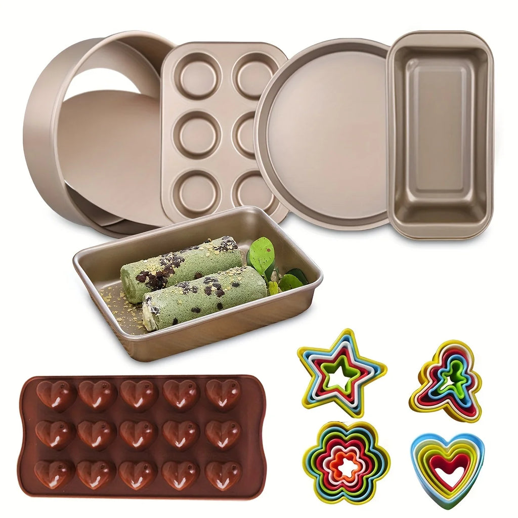 SWANS Carbon Steel Nonstick Baking Pan – Cake & Pizza Tray Nonstick Baking Pan SWANS