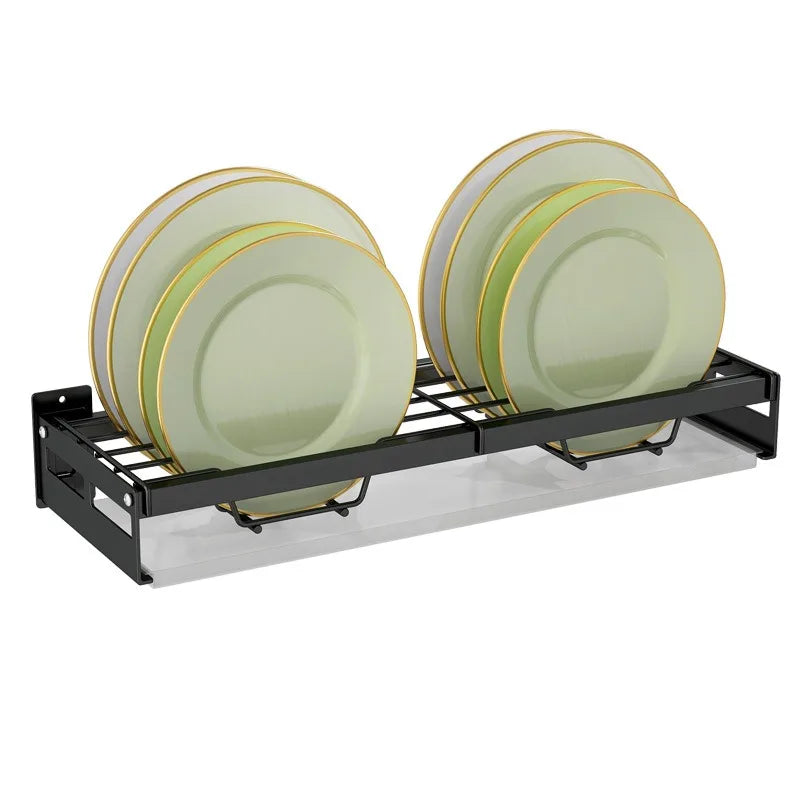 SWANS Wall-Mounted Kitchen Dish Rack & Utensil Organizer Kitchen Dish Rack SWANS