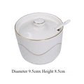 SWANS Ceramic Spice Jar Set – Oil, Vinegar, Sugar Bowl & Holder Ceramic Spice Jar Set SWANS A