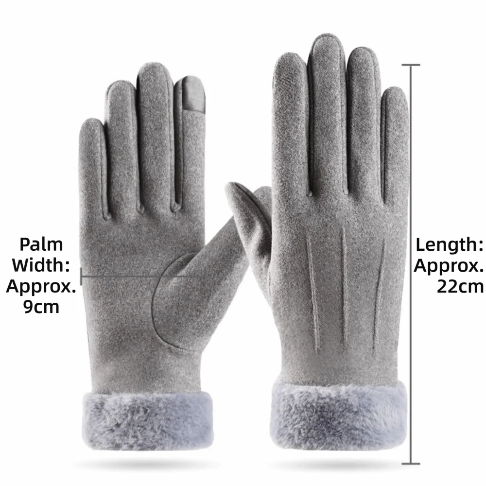 SWANS Winter Thick Knit Touchscreen Gloves – Warm & Stylish Winter Knit Gloves SWANS