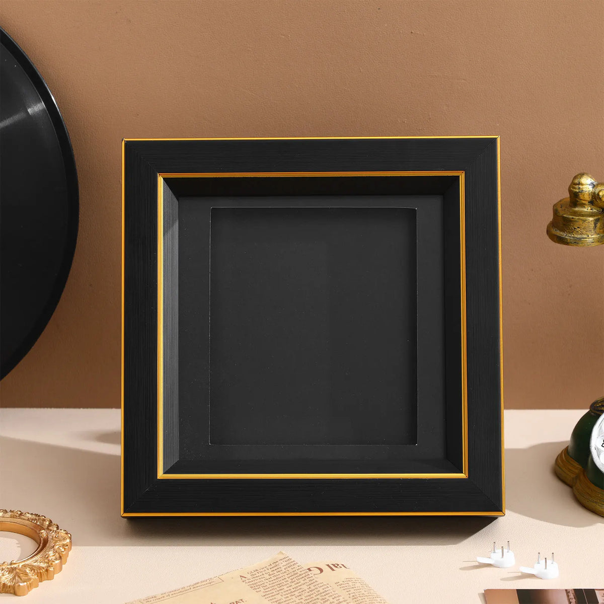 Vinyl Record & CD Display Frame – Wall Mount or Tabletop Record Display Frame SWANS