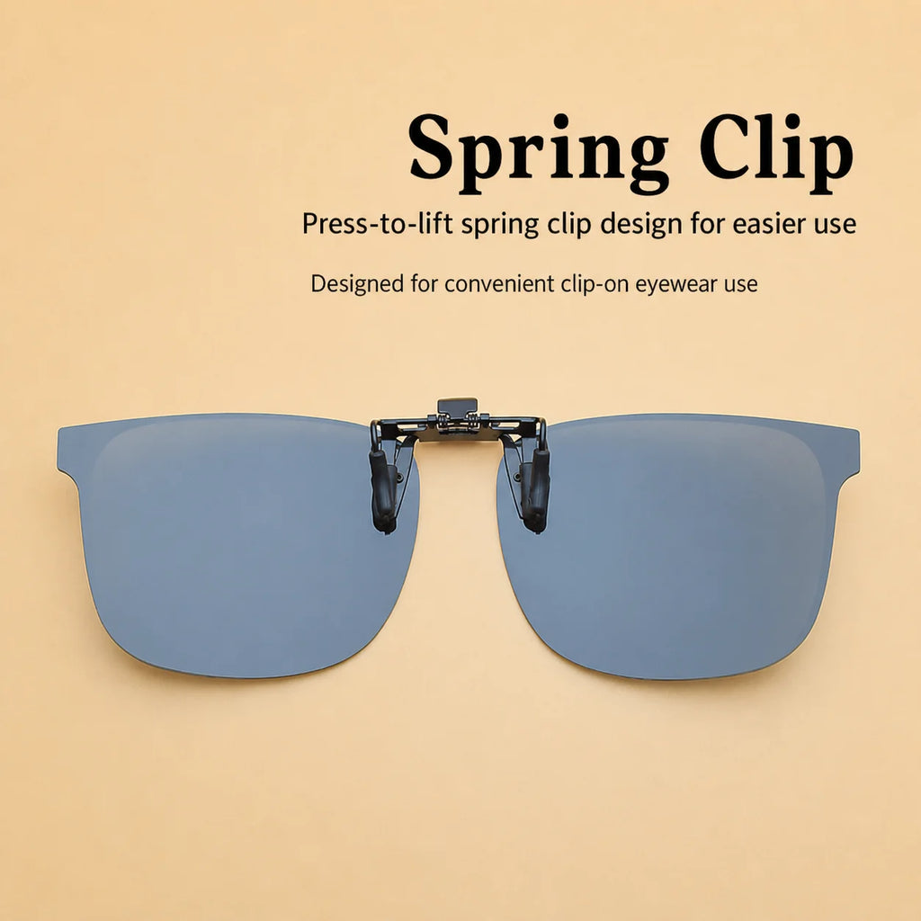 Polarized Clip-On Sunglasses Flip-Up UV400 for Glasses Clip-On Sunglasses SWANS