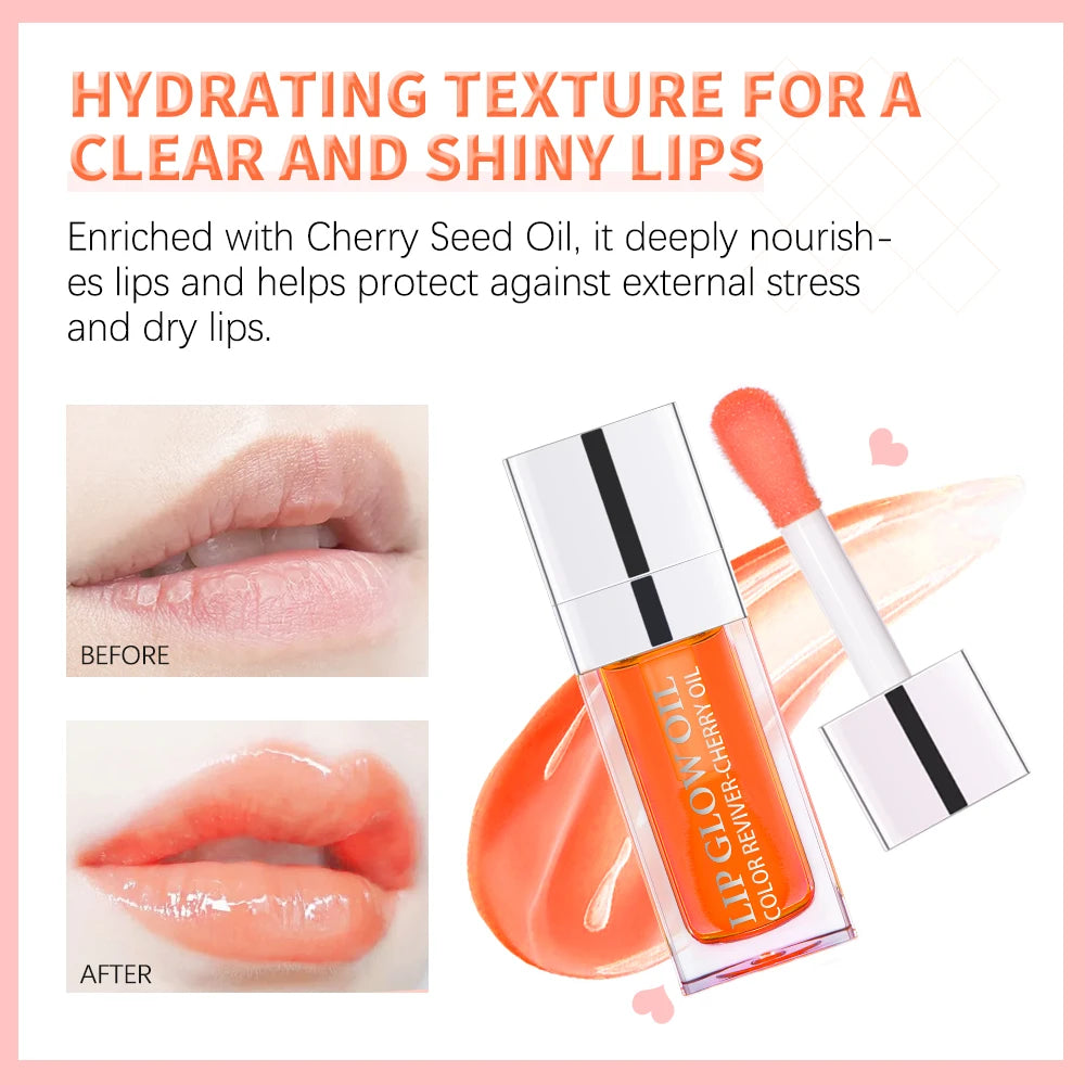 Lakerain Crystal Lip Oil – Hydrating Plumping Gloss 6ml Lip Oil Gloss SWANS