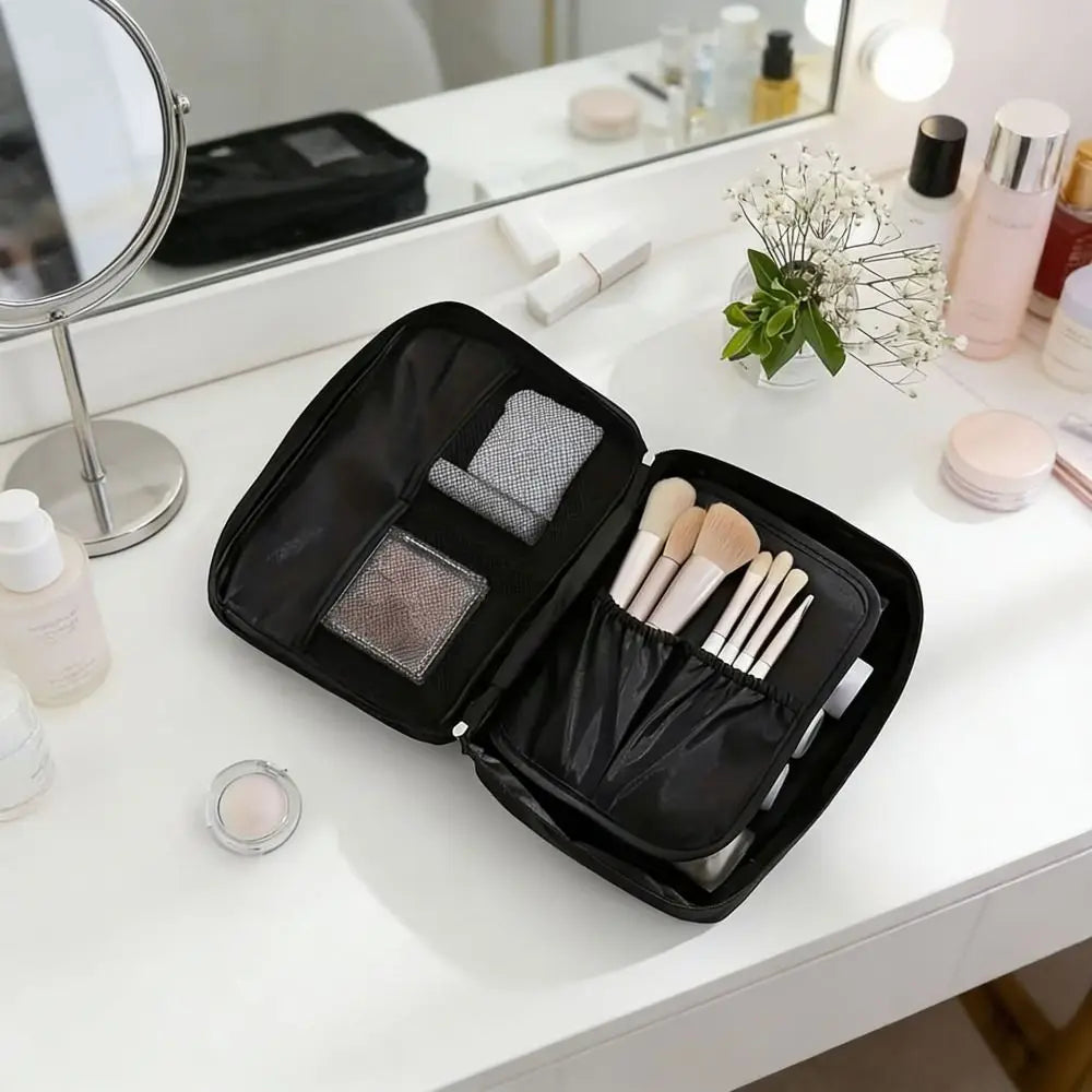 SWANS Waterproof Travel Toiletry Bag – Double Layer Cosmetic Travel Toiletry Bag SWANS