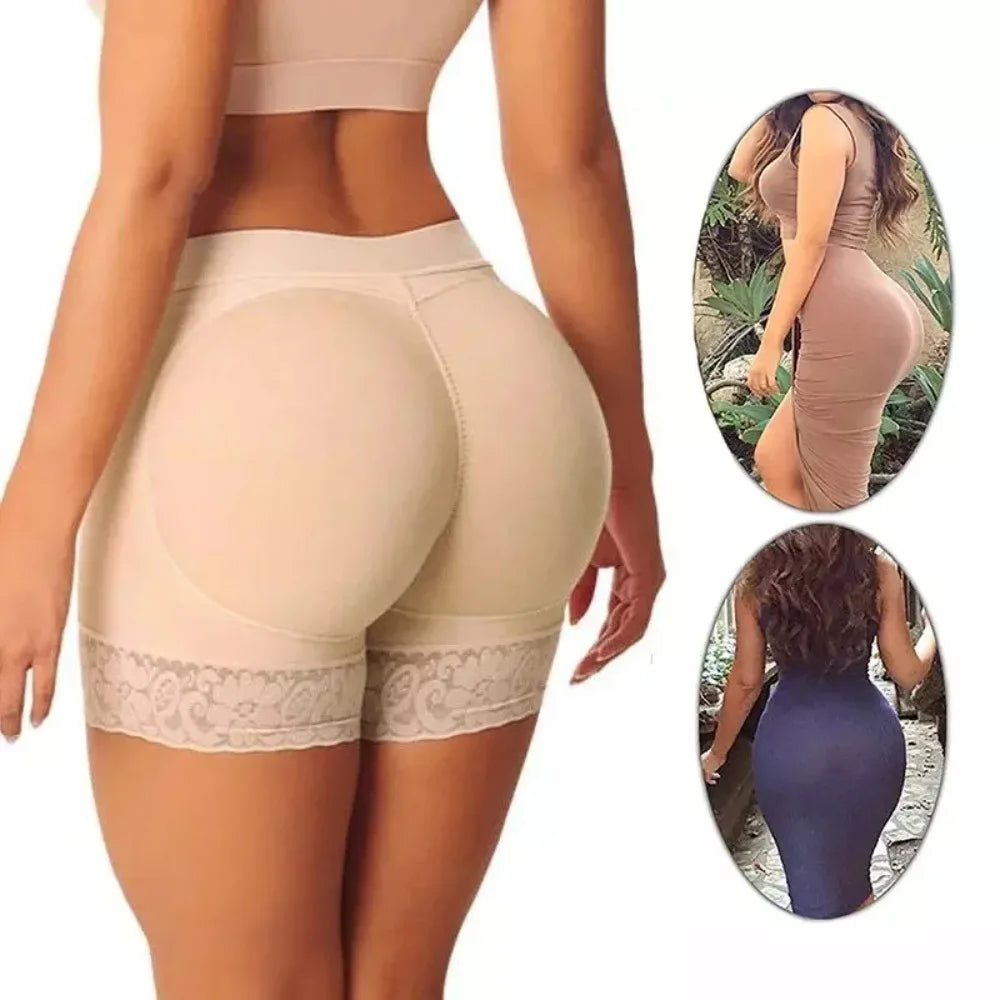 Women's Butt Lifter Padded Shapewear High Waist Tummy Control Padded Shapewear Panties SWANS