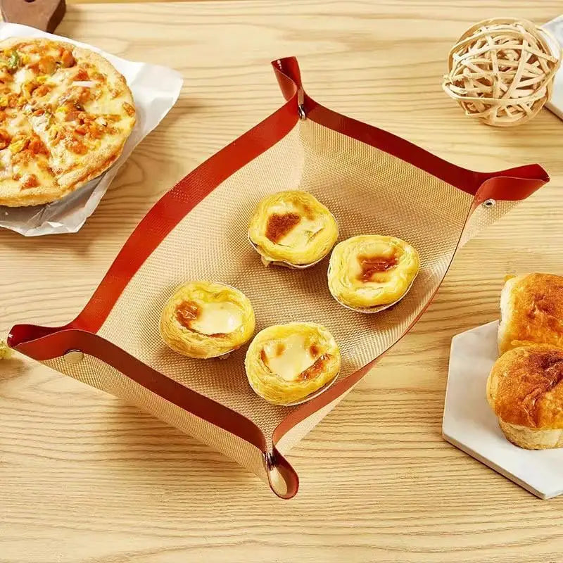 SWANS Silicone Baking Mat – Reusable Non-Stick Liner & Snap Tray Silicone Baking Mat SWANS