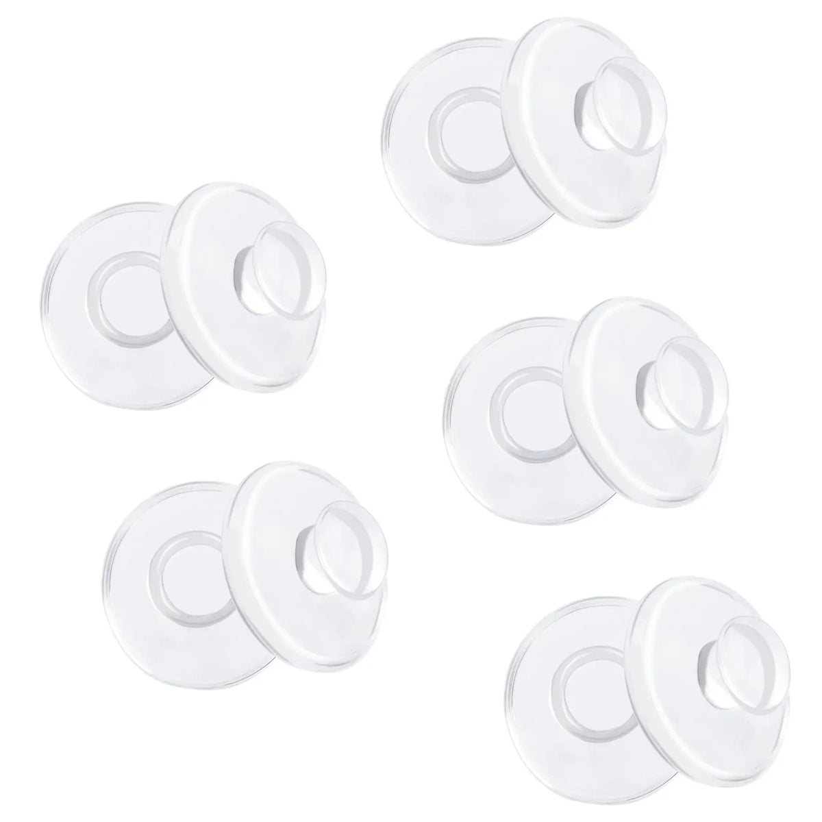 Silicone Push-In Nose Pads 9mm – Glasses & Sunglasses Eyewear Nose Pads SWANS 5 Pairs