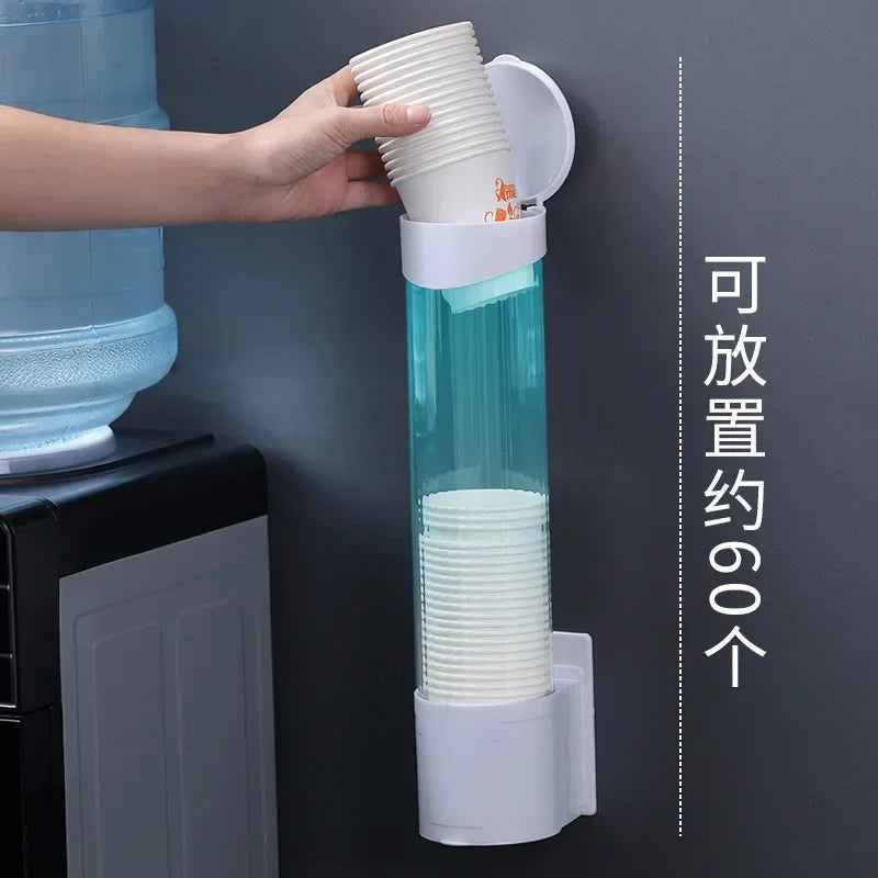 Wall-Mount Automatic Cup Dispenser – Paper & Plastic Cups Cup Dispenser SWANS