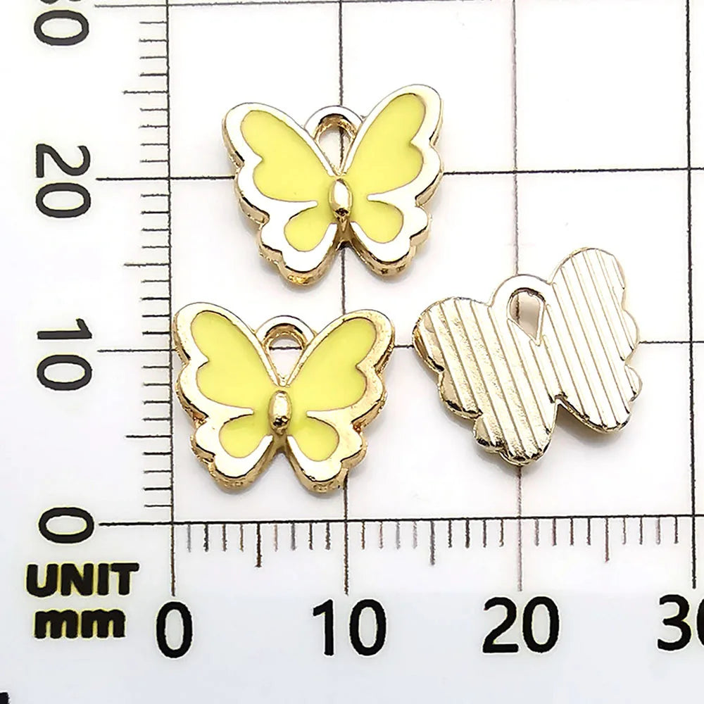 Yellow Sunflower Alloy Charm Pendant for DIY Jewelry & Keychains Jewelry Charm Pendant SWANS F