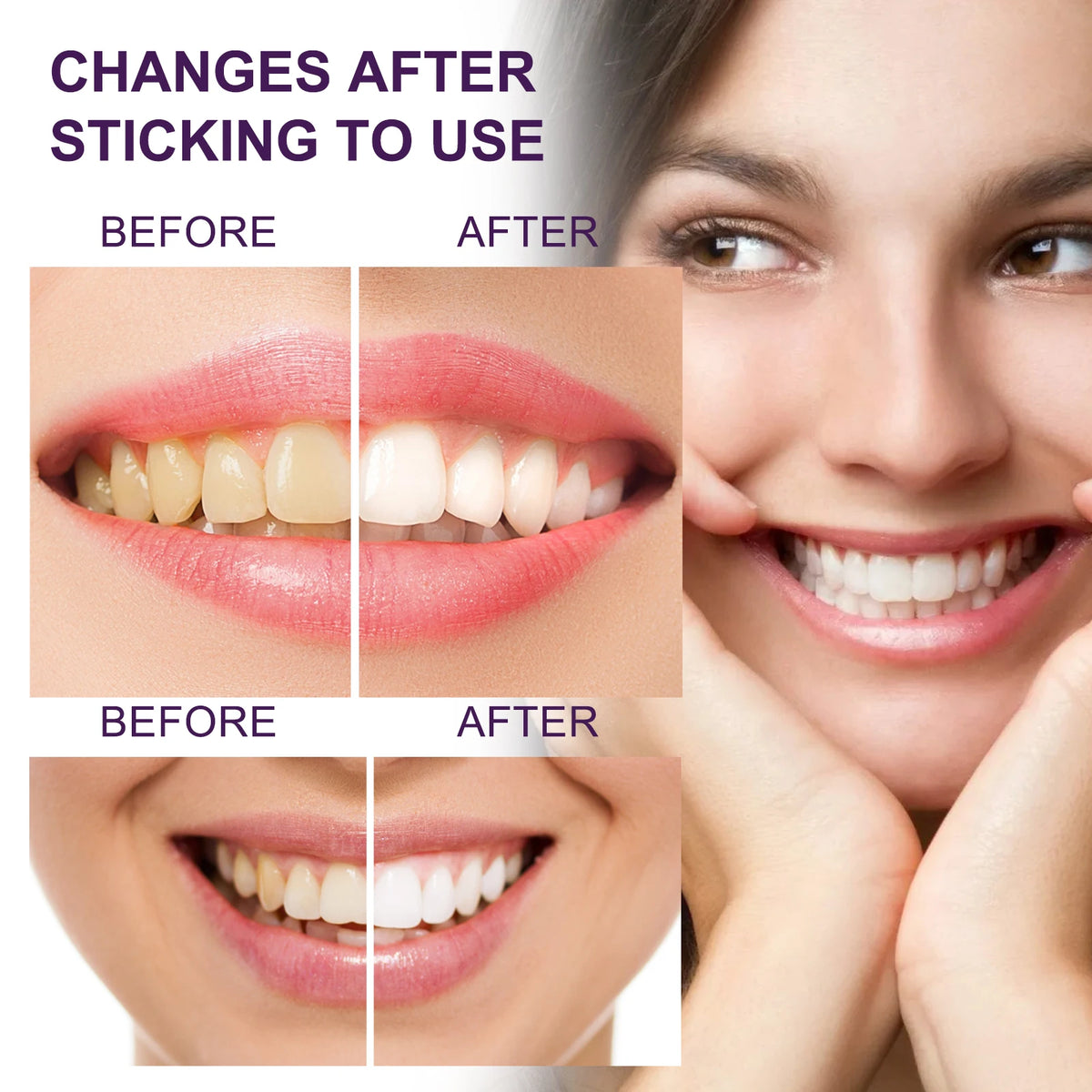 SWANS V34 Purple Toothpaste – Whitening & Stain Removal Whitening Toothpaste SWANS