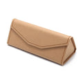 PU Leather Triangle Glasses Case – Waterproof Folding Box Eyeglasses Case SWANS 1