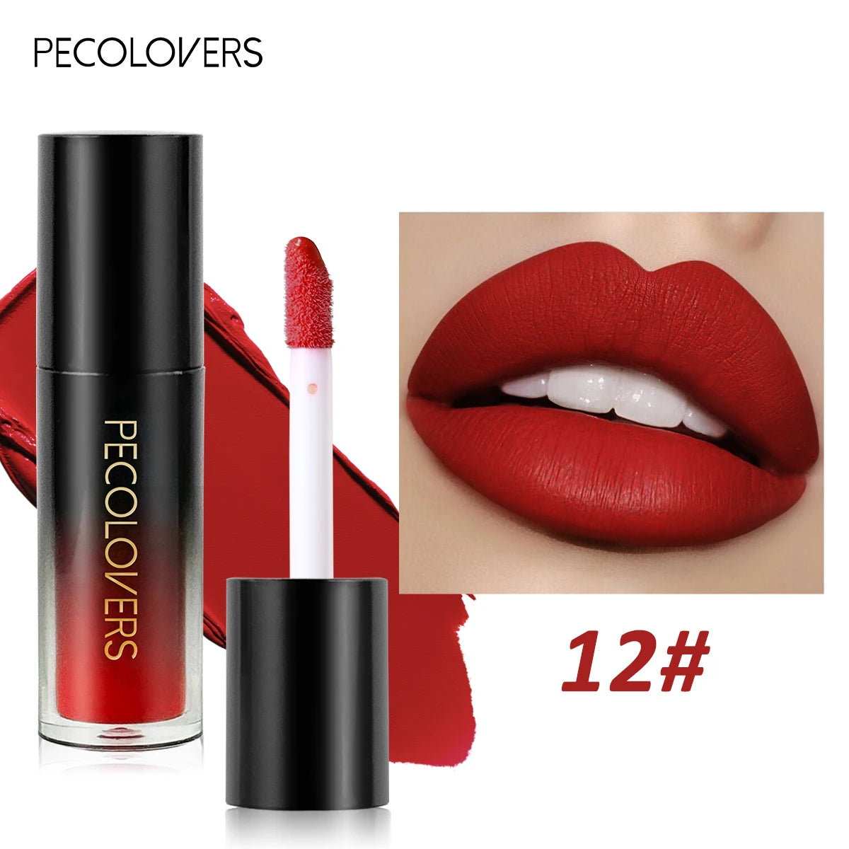 SWANS Waterproof Liquid Lipstick – Creamy & Long-Lasting Liquid Lipstick SWANS 12
