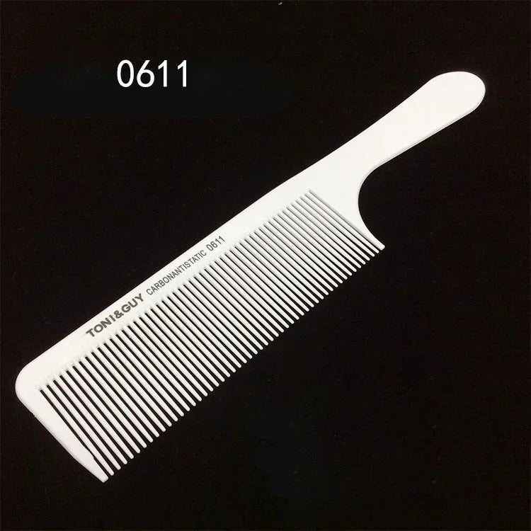 SWANS White Carbon Fiber Barber Comb – Professional Salon Tool Barber Hair Comb SWANS 0611