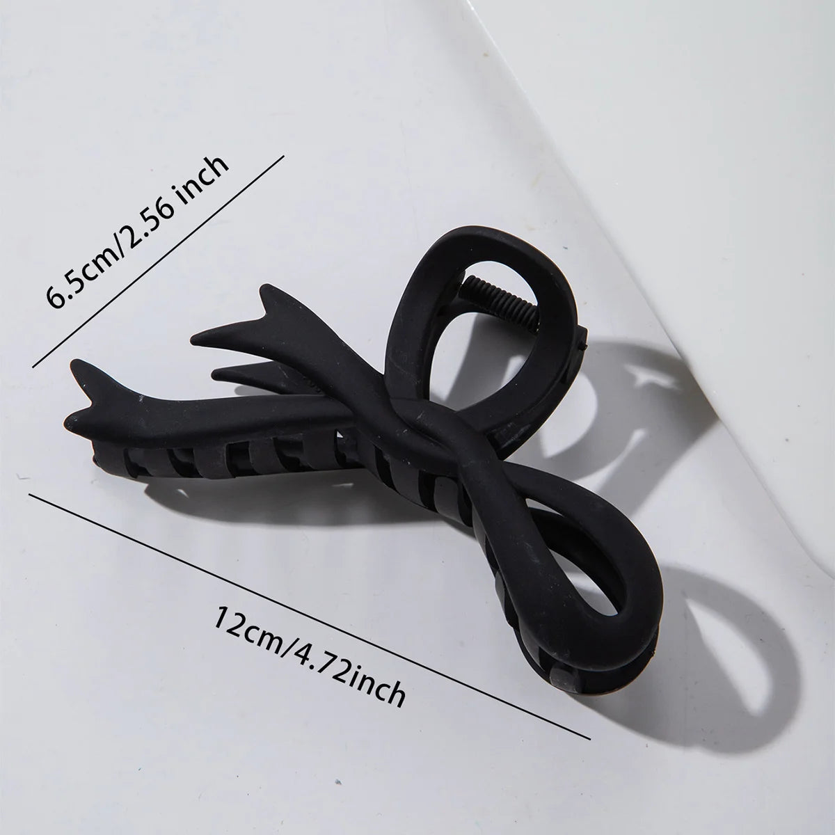 13CM Matte Vintage Bow Hair Claw Clips for Women Hair Claw Clips SWANS
