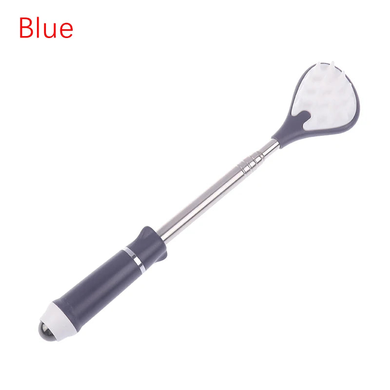 Telescopic Back Scratcher & Massager – Extendable Tool Back Scratcher Massager SWANS Blue