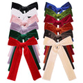 Long Tail Velvet Bow Hair Clips – Girls, Kids & Moms Velvet Bow Hair Clip SWANS All 12 Colors