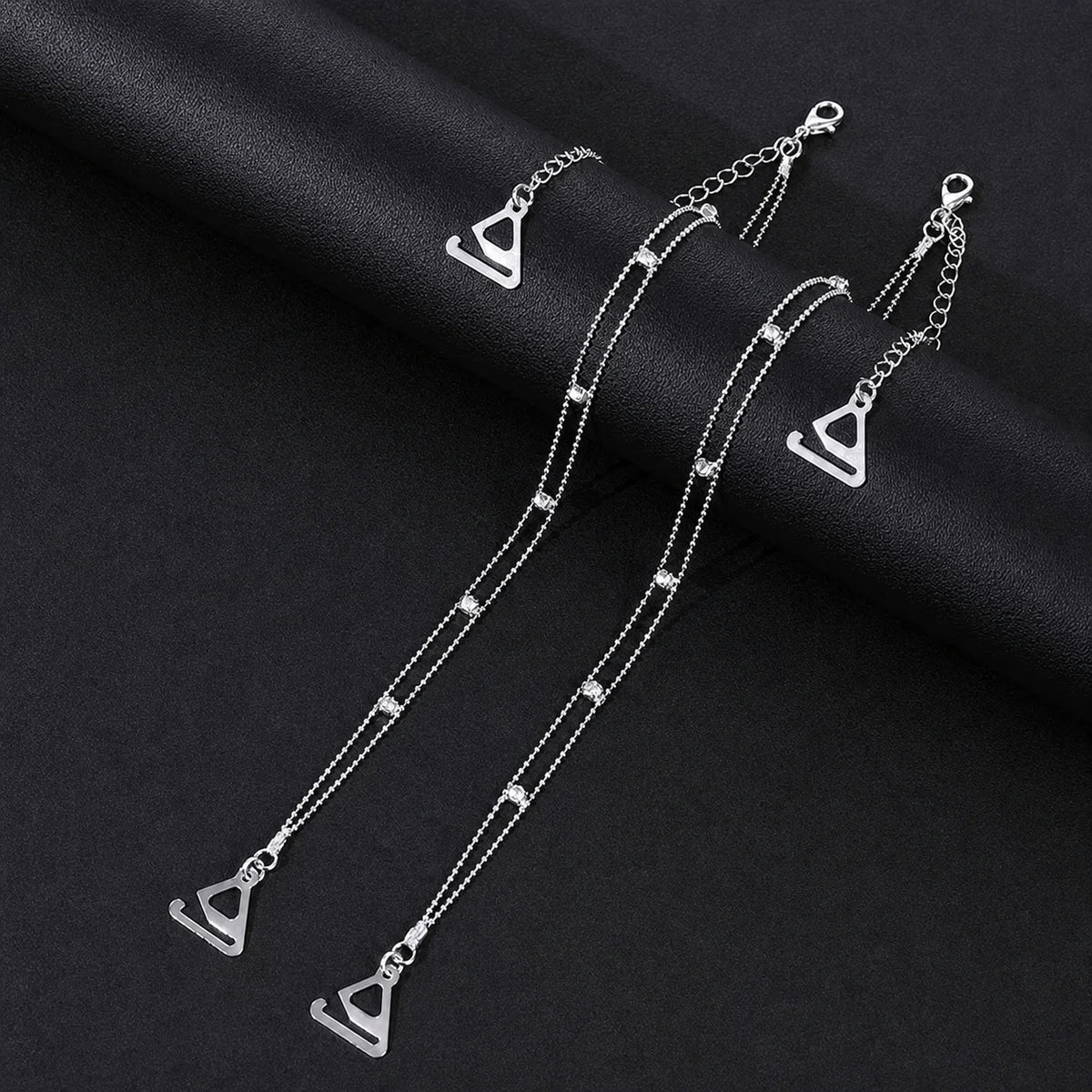 Rhinestone & Pearl Adjustable Decorative Bra Straps for Women Decorative Bra Straps SWANS X548-2 One Size