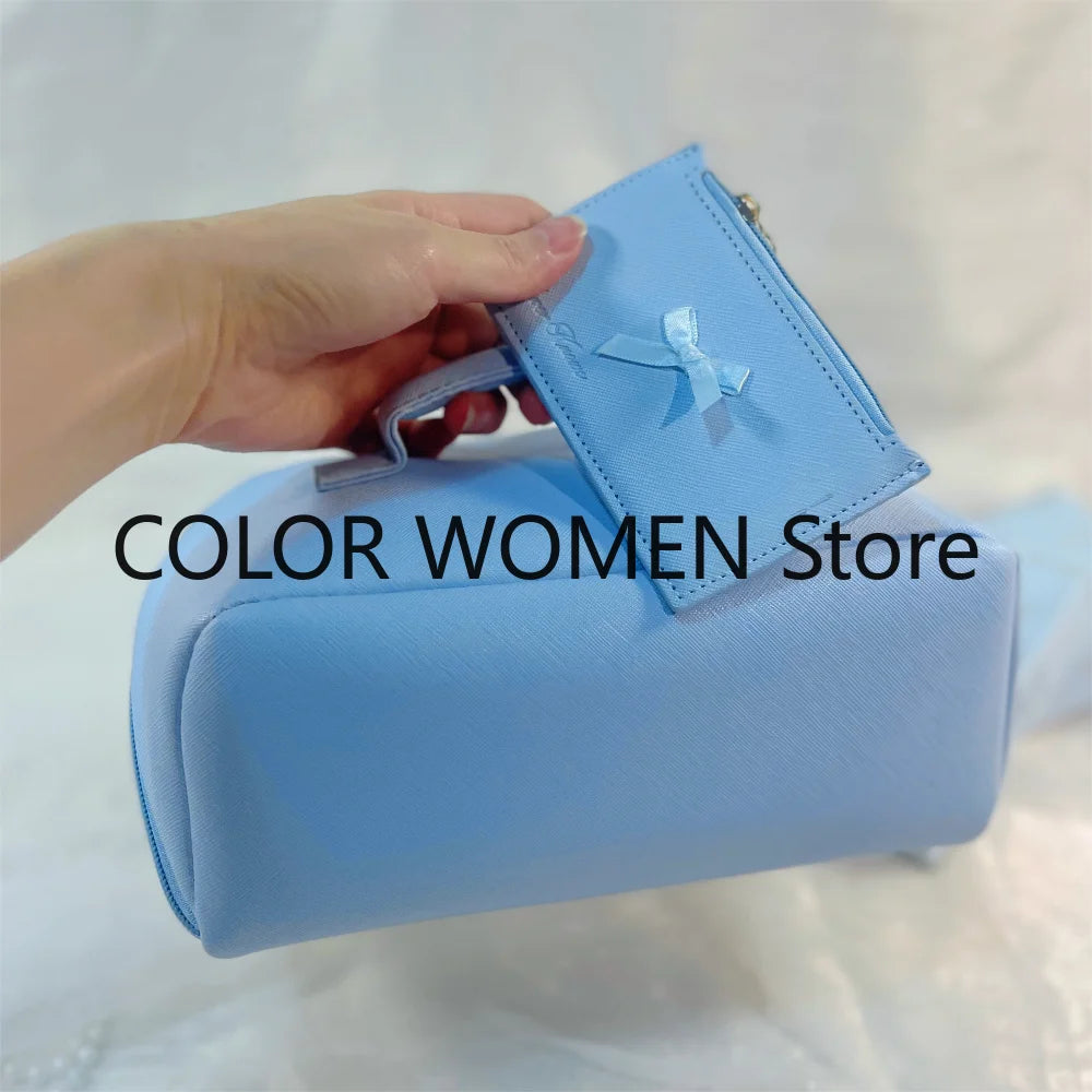 Flower Knows Genuine Leather Makeup Bag & Cosmetic Organizer Cosmetic Organizer Bag SWANS