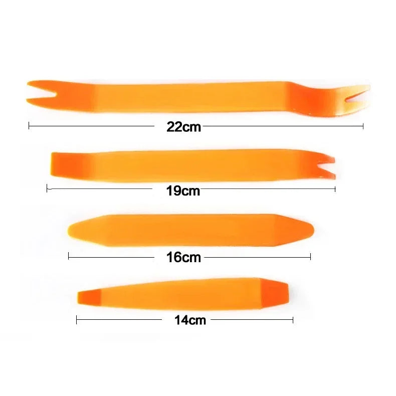 Car Interior Trim Removal Tool Set – 4-Piece ABS Pry Kit Auto Trim Tool Set SWANS 4pcs