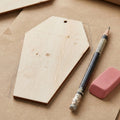 20-Pack Unfinished Wood Tombstone & Coffin Cutouts – DIY Halloween Wood Craft Cutouts SWANS other
