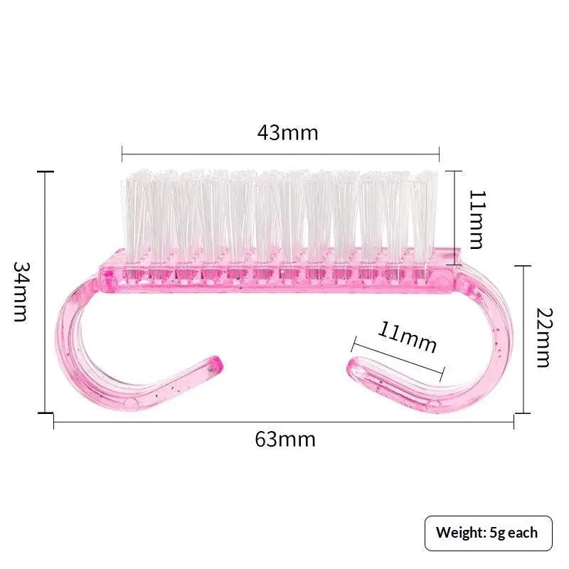 5-Pack Nail Cleaning Brushes – Soft Bristles, Ergonomic Handle Nail Cleaning Brush SWANS
