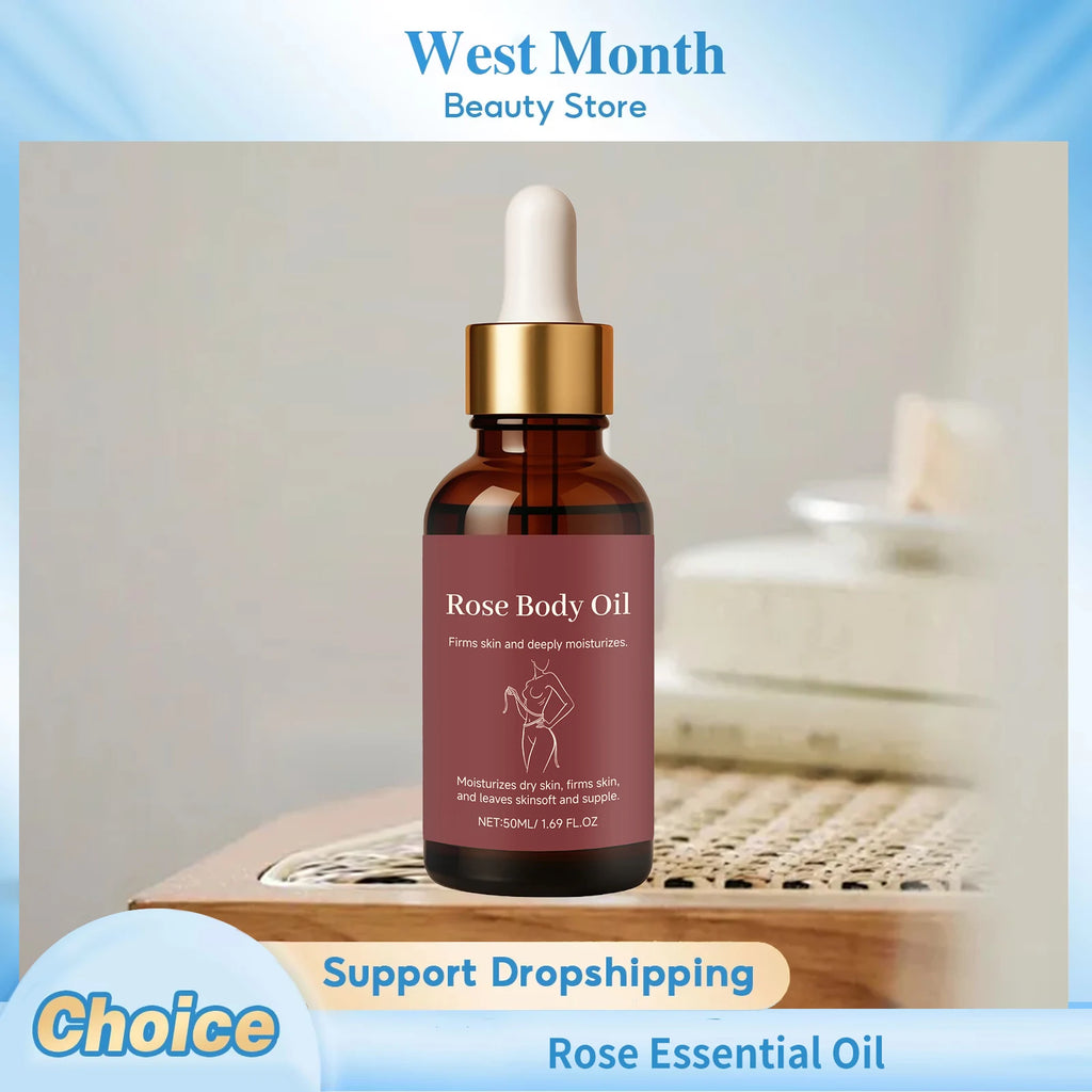 Rose Firming Body Oil – Moisturizing Skin Tightening 50ml Body Firming Oil SWANS