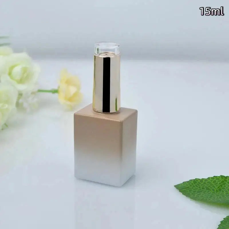 Empty Glass Nail Polish Bottles with Brush 10ml 15ml Nail Polish Bottle SWANS A6