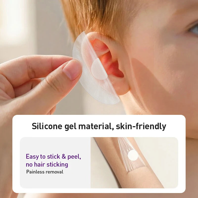 Silicone Waterproof Ear Patches 30pc for Kids – Bath & Swim Baby Ear Protection SWANS