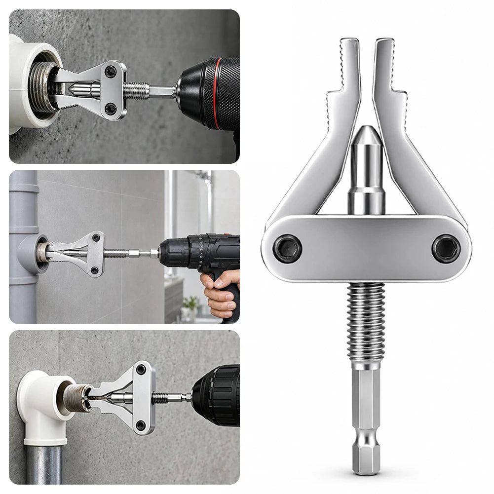 Broken Pipe Tap Extractor Tool – 1/2" 3/4" 1" Thread Remover Pipe Extractor Tool SWANS