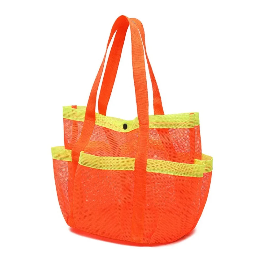 SWANS Mesh Beach Tote Bag – Foldable Quick-Dry Large Capacity Mesh Beach Tote Bag SWANS