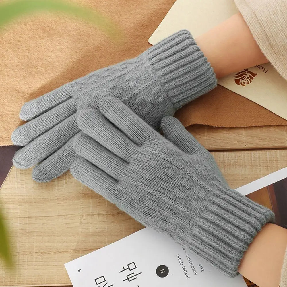 SWANS Unisex Knitted Winter Gloves – Windproof Touchscreen Winter Knitted Gloves SWANS