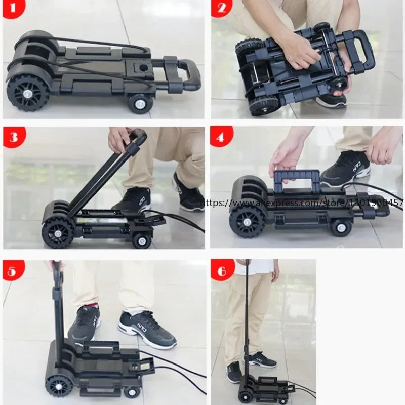 Lightweight Foldable Hand Trolley – Portable Folding Cart Folding Hand Trolley SWANS