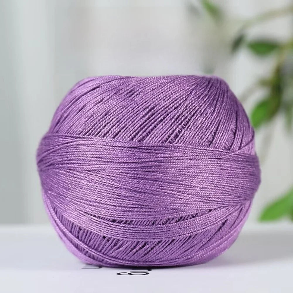 Size 7 Lace Crochet Thread Yarn – Soft Mercerized Cotton 50g Lace Crochet Yarn SWANS