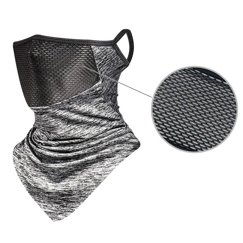 UV Protection Ice Silk Cycling Bandana – Unisex Face Scarf Cycling Face Scarf SWANS